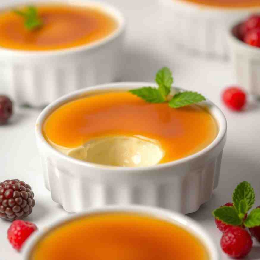 Creamy Creme Caramel Dish - Easy Egg Pudding Recipe